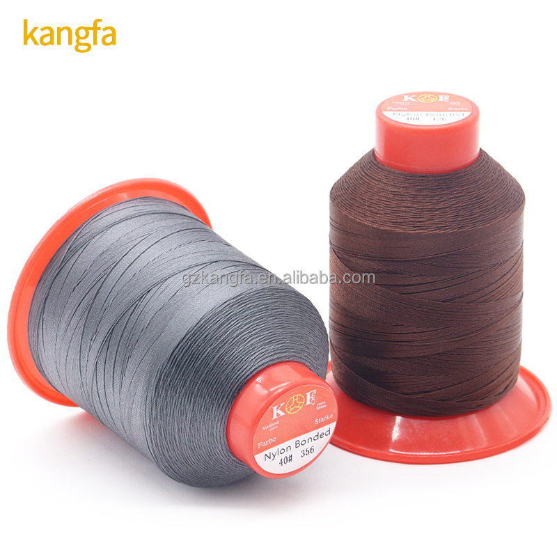 High Tenacity Bonded Nylon Thread Tex 45 Tex 70 Tex 90 for Knitting in in 240 Colours