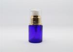 10ml Dark Blue Mini Small Lotion Jars , Essential Oil Small Lotion Bottle