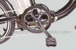 Black 10.4Ah 36V Electric Folding Bike , 20" Cruiser Folding Electric Bike With