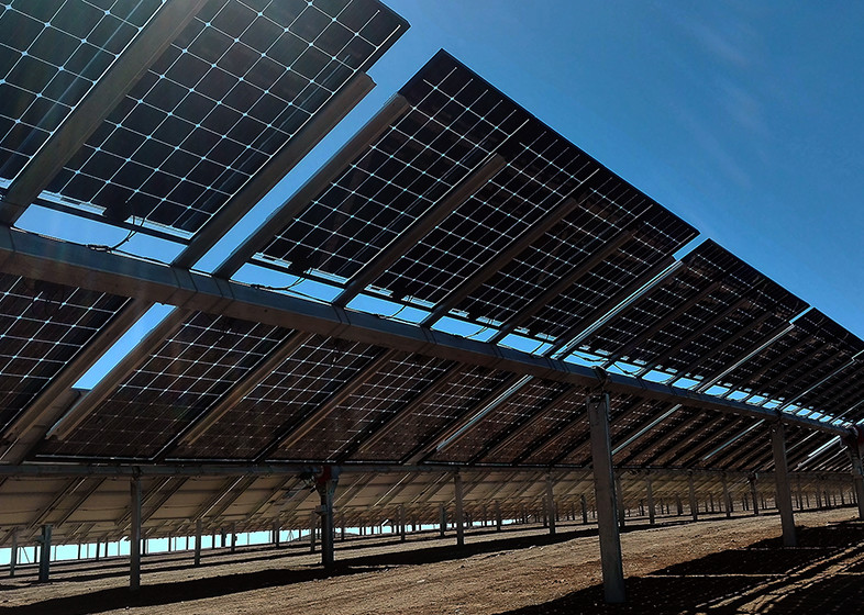 Cold Rolled Solar PV Module Mounting Structure Easily Adaptable To Ground Mounting
