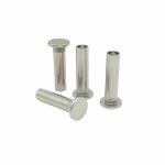 Salt Spray Resistant Stainless Steel Flat Head Semi Hollow Rivets Stainless