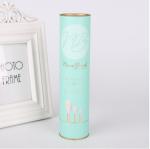 OEM Cosmetic Paper Tube Packaging Embossed Velvet Pillow Inserted