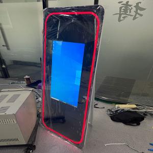 Quality 65 Inch Selfie Station Magic Mirror Photobooth Portable For Fotomation wholesale