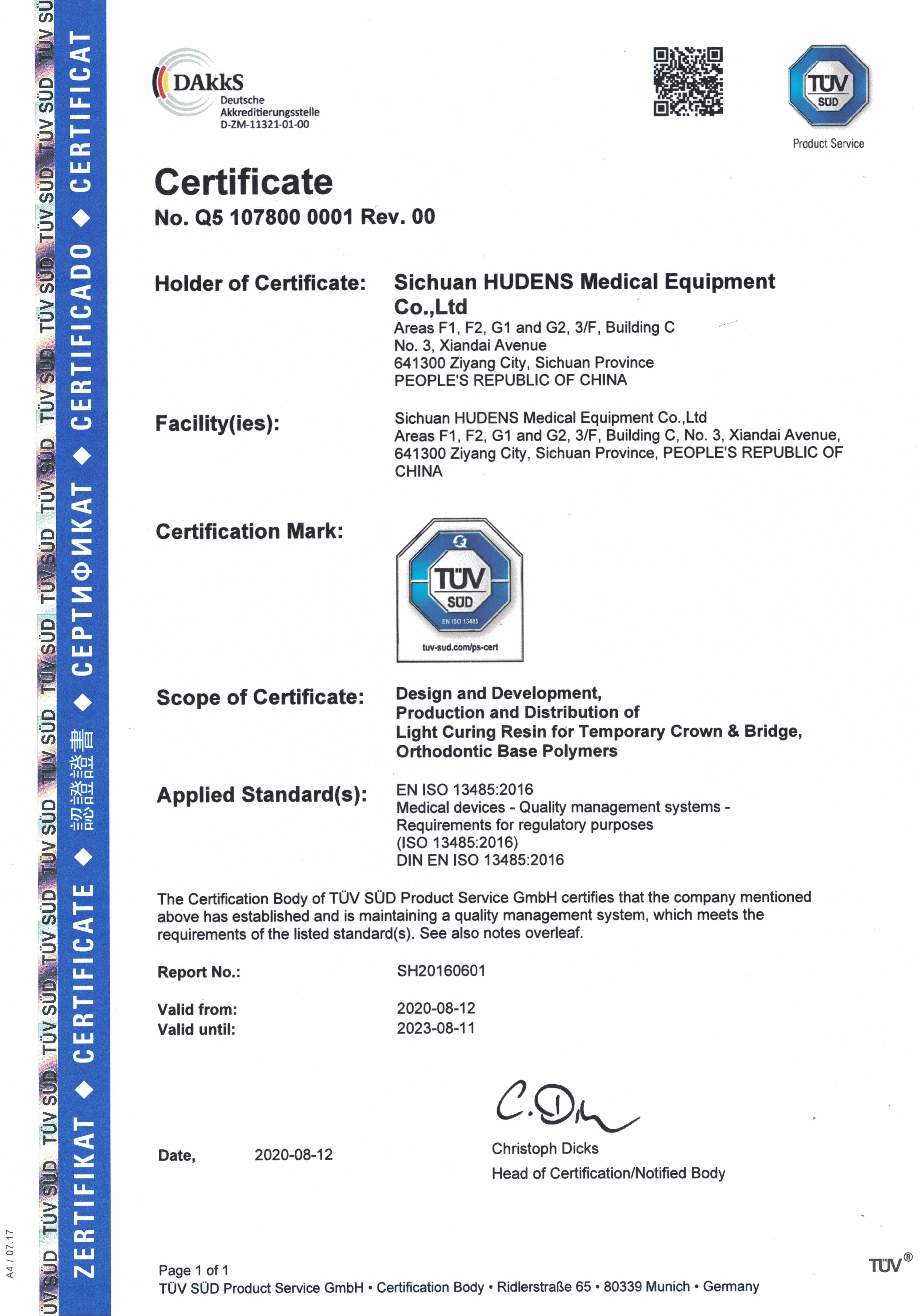 Class I 15g Dental Resin For Temporary Crown And Bridge