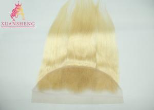 Quality Straight #613 Brazilian Blonde Lace Hair / Full Lace Frontal Closure 13x4 Weave wholesale