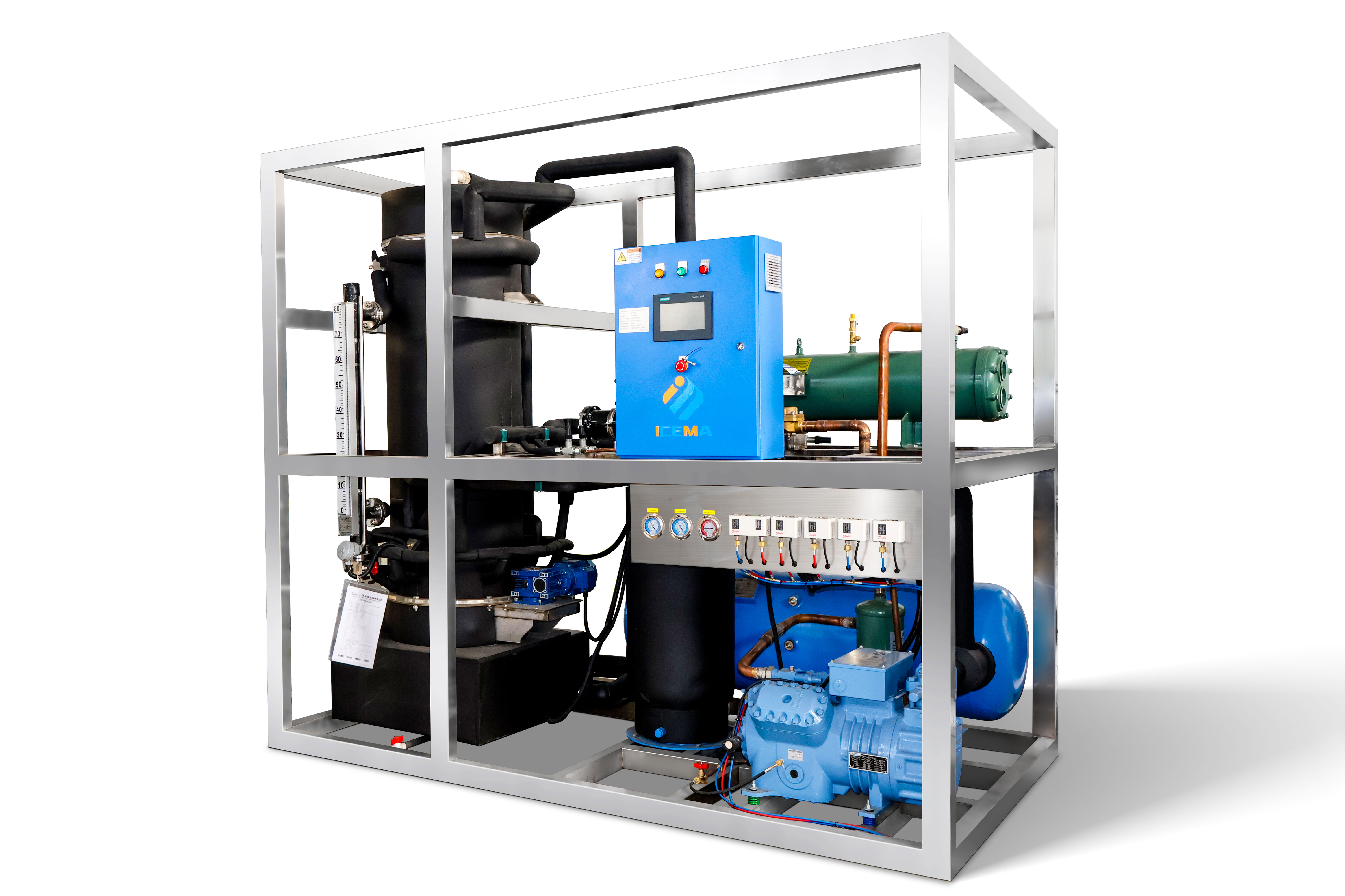 Industrial 1 Ton Tube Ice Machine with 4600W Power Direct