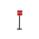 MOC street road city accessories all traffic signpost Indicator mini building