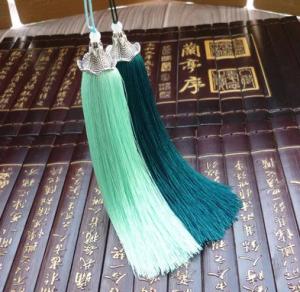 Quality Top quality fashion custom chinese tassels trimming fringe for bookmark home decoration wholesale