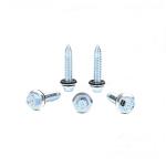 White Zinc Plated Hex Sheet Metal Screw for Stainless Steel Roofing Strengthenin