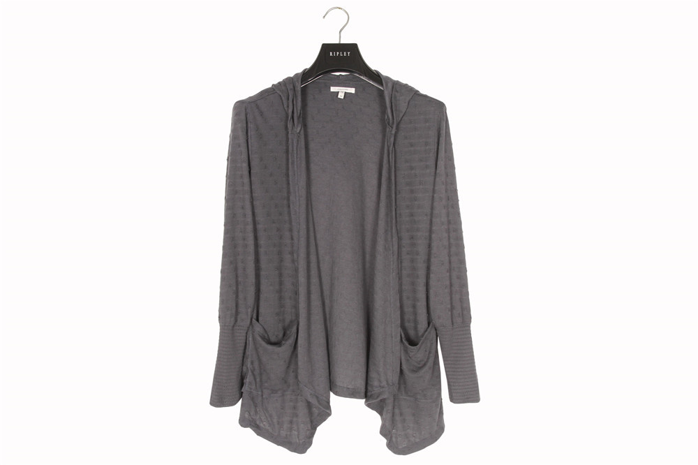 Fashion Spring Autumn 100% Cotton Women Knitted Hoodie