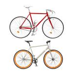 Aluminum Pedal Type 700c Bike Bicycle Fixie Urban Track Bike With 28.6*34*30