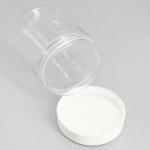 Transparent Snacks Storage 83mm 250ml Empty Cosmetic Containers