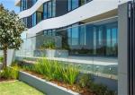 Residential Frameless Glass Railing , Frameless Glass Balcony Balustrade Systems