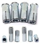 Galvanized Knurled 1/2" Concrete Drop In Sleeve Anchors