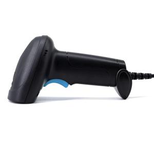 Quality Black Handheld USB Barcode Scanner for Warehouse Transportation Express Delivery Retail wholesale