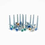 Straight Repair Furniture Screws Countersunk Head Hexagonal Roller Thread