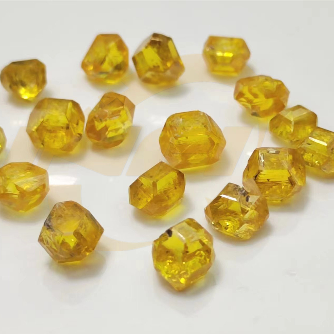 0.5-6ct Synthetic uncut diamond Yellow Hpht Rough Diamonds Synthetic Rough Uncut Diamond Price Per Carat lab grown diamond for jewelry yellow rough