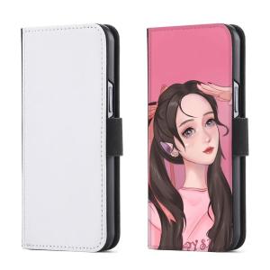 Quality Sublimation Flip Wallet Leather Phone Cases For IPhone 16 15 14 Shockproof And Pure Color Design Style wholesale