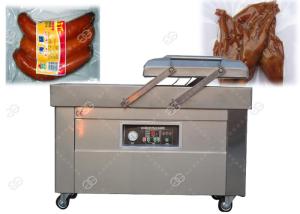 Quality Commercial Double Chamber Vacuum Packing Machine 304 Stainless Steel For Sausage Grain wholesale