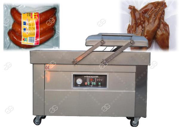 Commercial Double Chamber Vacuum Packing Machine 304 Stainless Steel For Sausage