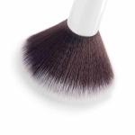 Aluminium Ferrule Wood Handle Makeup Brushes Rose Carmine for Daily Makeup