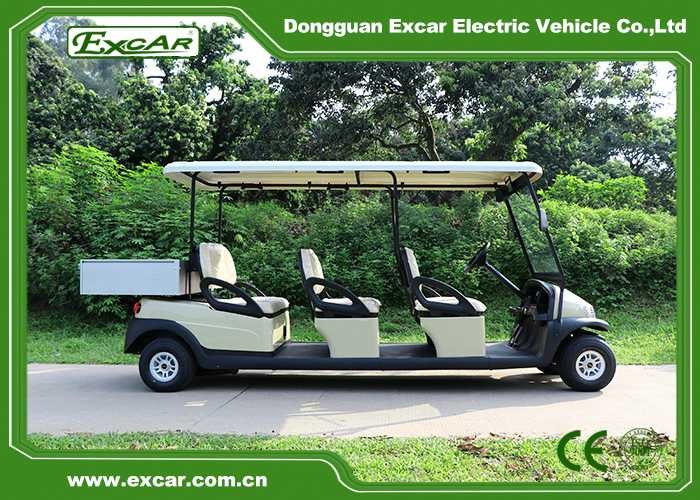 60KM-80KM Range Electric Golf Carts With Aluminum Cargo Box