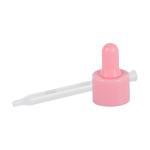 Transparent Plastic Cosmetic Dropper 18/410 Rubber Tipped Graduated Plastic