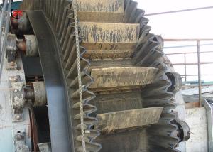 Quality Corrugated Sidewall Belt Conveyor / Steeply Inclined Vertical Belt Elevator wholesale