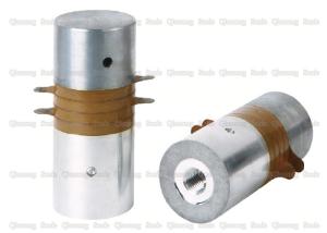 Quality Steel Rear Cover 20 Khz Ultrasonic Transducer With Yellow Ceramics 1500 Watt wholesale