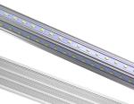 V-Shape T8 LED Tube Light with US/EU Plug, Milky/Frosted/Clear Cover, Ra>95,