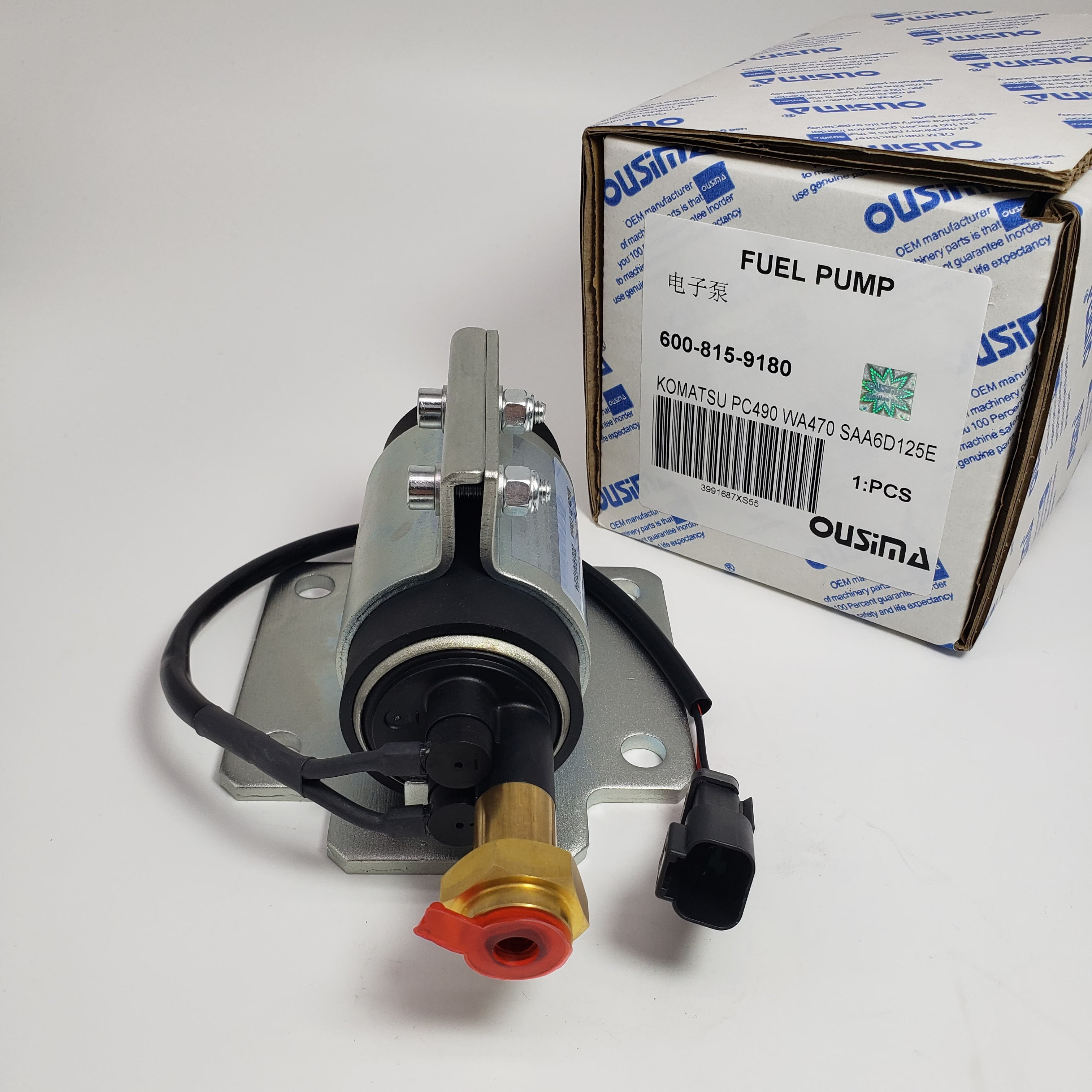 Fuel Pump 600-815-9180 For KOMATSU PC490 WA470 WA500