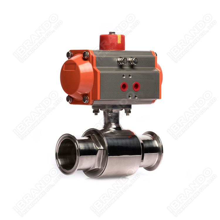 Pneumatic Actuator Butterfly Valve With Limit Switch Solenoid Valve