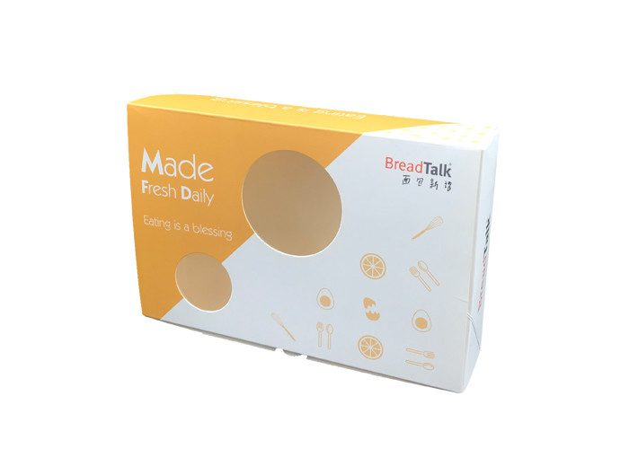 Decorative Take Away Bakery Packaging Boxes Fashionable Appearance