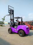 Safe Counterweight Off-Road Forklift Truck "Overall Height 2450mm