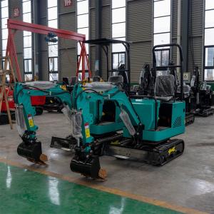 Quality CE EPA Approved 1 Ton Micro Digger Small Excavation Machine 1.5KM/H wholesale