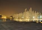 Outside Solar Powred Land Dry Water Fountain / Musical Water Feature For Decor