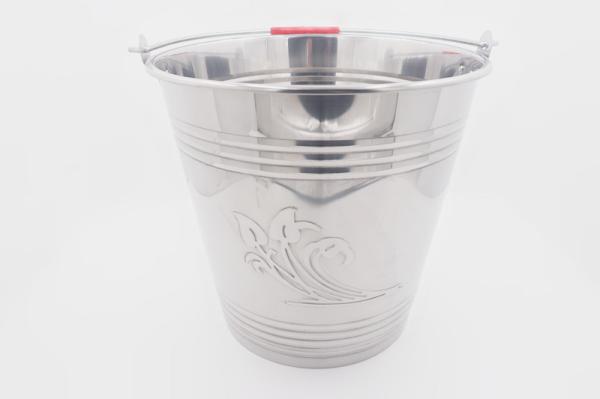 14L Wholesale home durable metal water bucket with handle champagne wine beer