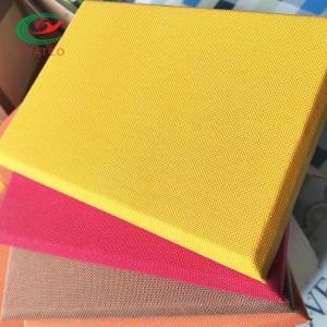 Quality Fiberglass Sound Acoustic Panel Fabric Covering Mildewproof Practical wholesale