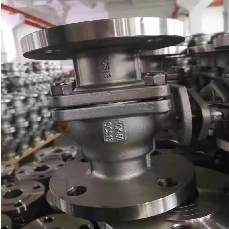 JIS 2PC Flange Ball Valve Stainless Steel Ball Valve