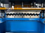 762mm 0.12-0.4mm corrugated roll forming machine in Indonesia Raw material: GI