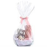 Small Clear Cellophane Gift Bags For Grocery Store / Boutique / Supermarket