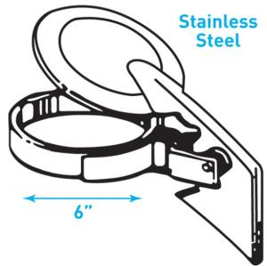 Quality 6&quot; Truck Silent Polishing Stainless Steel Exhaust Rain Cap wholesale