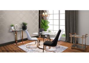 Quality Chrome Metal Frame 10KGS 99*48*62cm PU Leather Dining Chair wholesale