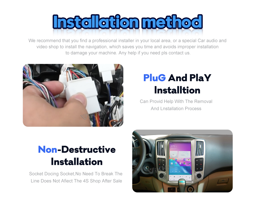 12.1 Inch Full Screen Android Car Radio For Lexus RX RX300 RX330 RX350 RX400H