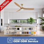 Supplier Fan Ceiling 220v High Speed Black Modern Bldc Motor Wood Led Ceiling
