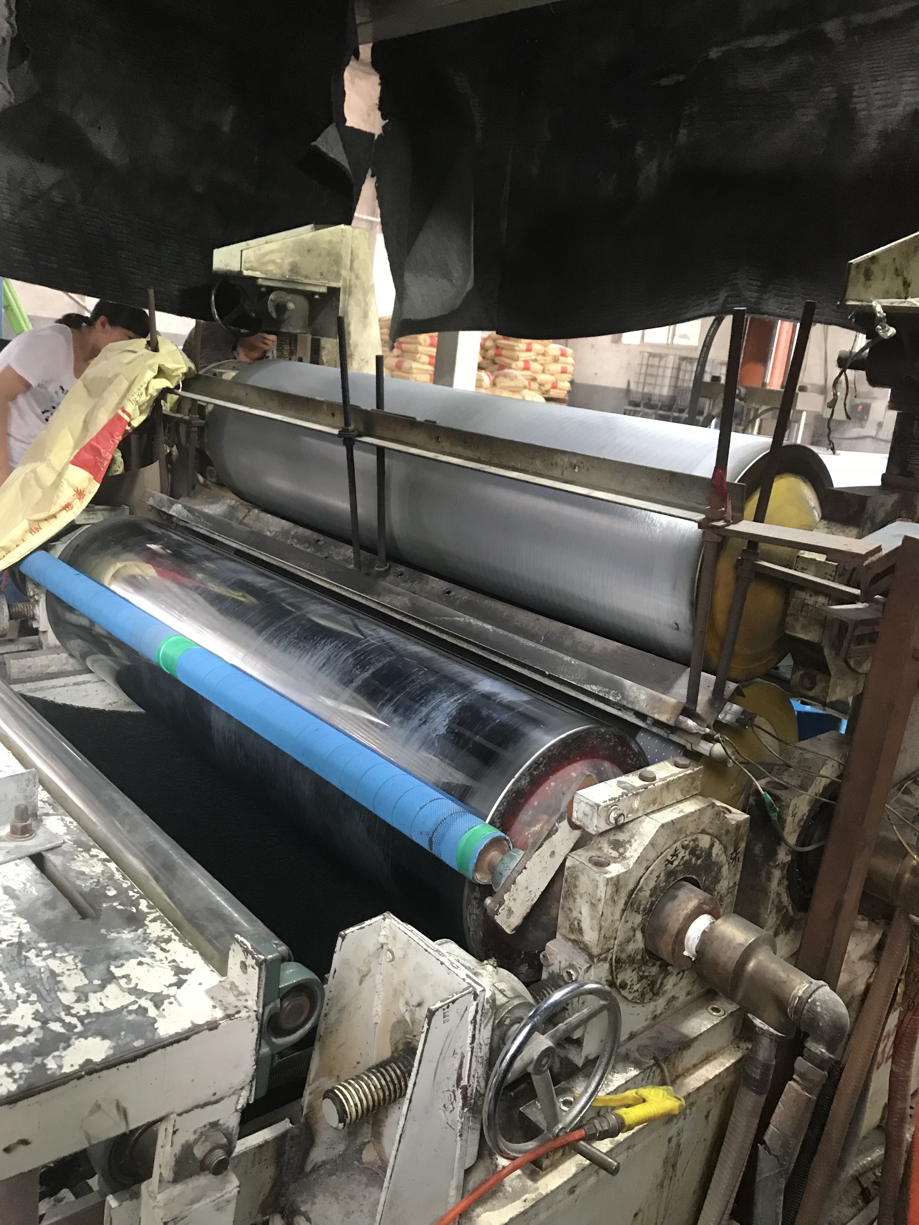 Professional PVC Sheet Extrusion Line 1200mm - 2100mm Mat Width Easy Operation