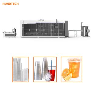 Quality HIPS PVC Water Cup Making Machine 0.15mm Thickness Low Noise wholesale