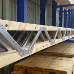 Metal Web Joists for Durable Office Building Construction Wooden Roof Sheet