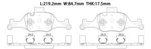 Quality 34106888482 BMW Brake Pad wholesale
