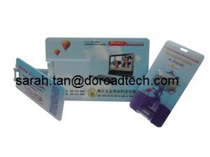 Quality Plastic Business Card USB Flash Disk, Colorful Printing wholesale